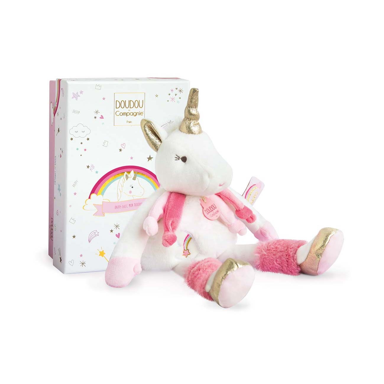 chausson doudou et compagnie licorne