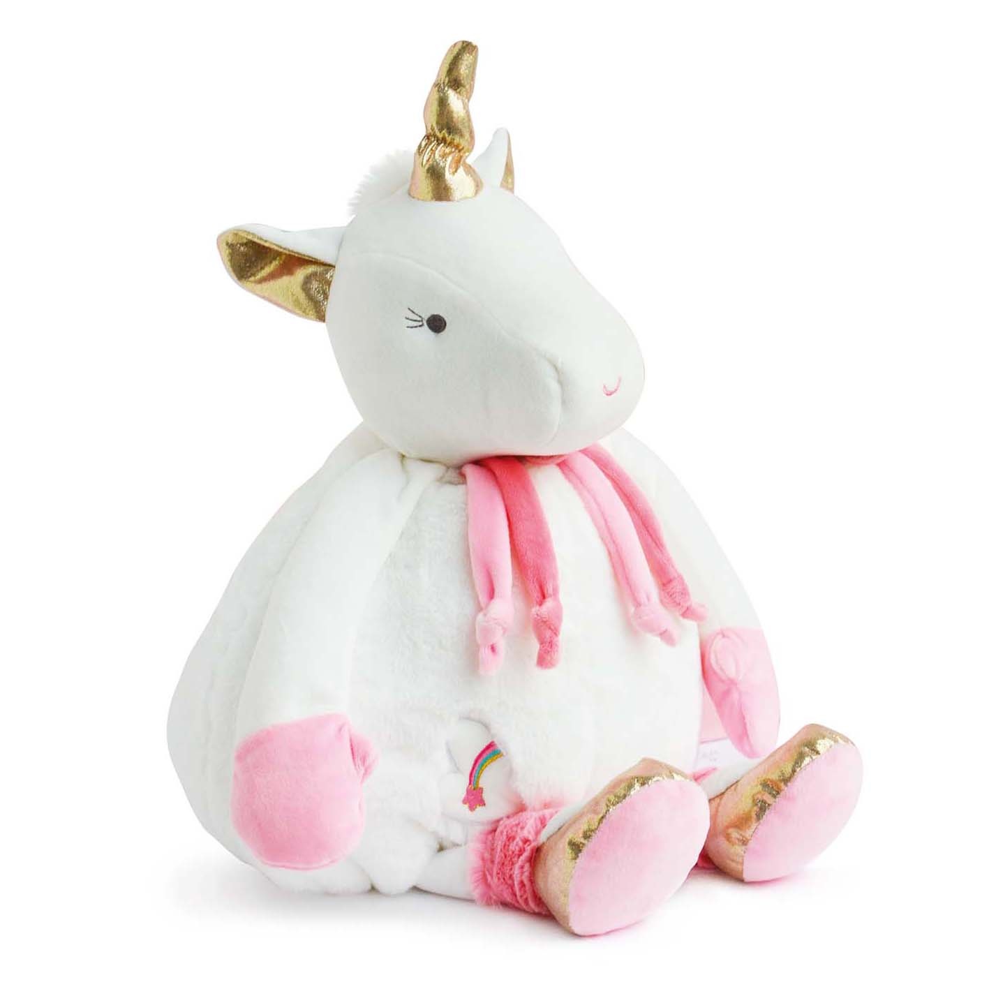 doudou et compagnie licorne argent