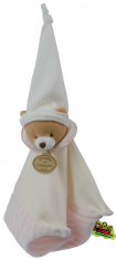 Doudou et compagnie Doudou &eacute;ponge ours rose