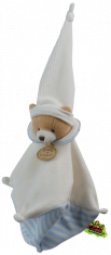 Doudou et compagnie Doudou &eacute;ponge ours bleu