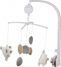 Doudou et compagnie Mobile musical chien blanc