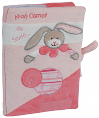 Doudou et compagnie Prot&egrave;ge carnet de sant&eacute; Celestine le lapin