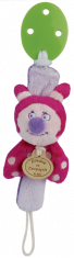 Doudou et compagnie Attache - sucette Framboiselle la coccinelle