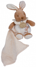 Doudou et compagnie Mini pantin lapin bio