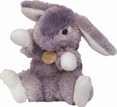Doudou et compagnie Petit lapin gris