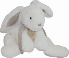 Doudou et compagnie Lapin GM - taupe