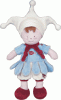 Poup�e gar�on en bleu et rouge