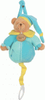 Boite a musique Ours colerette jaune