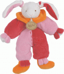 Pantin noeud lapin colerette orange