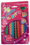 16 crayons couleurs d�cors Paillette