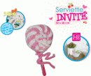 Serviette bonbon rose