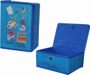 Boite � crayon bleu