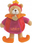 Doudou cape princesse collerette orange