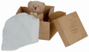 Ours mouchoir bo�te fleur