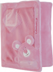Prot�ge carnet de sant� souris rose Monster
