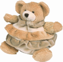 Pantin boule ours marron