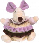 Pantin boule souris mauve