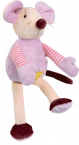 Pantin ray� souris rose