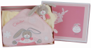 Cape de bain + gant lapin C�lestine