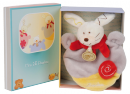 Coffret doudou lapin gris