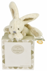 Attache sucette lapin Bonbon taupe