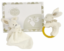 Coffret doudou + hochet lapin Bonbon