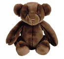 Ours peluche chocolat