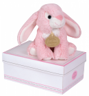 Bo�te � musique lapin rose