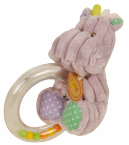 Hochet hippo mauve