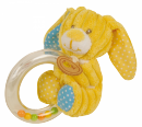 Hochet lapin jaune