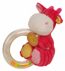 Hochet vache rouge