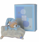 Doudou ours acidul�s bleu