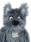 Marionnette loup gris