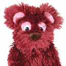 Marionnette souris rouge
