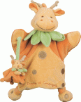 Marionnette girafe avec b�b�