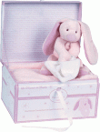 Coffret couverture + doudou rose