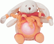 Veilleuse lapin orange gamme Etoile