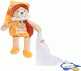 P'tits doux campagne ours cannelle jaune et Marron