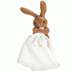 Lapin marron avec mouchoir