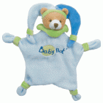 Doudou tonique ours bleu
