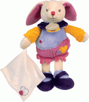 Pantin lapin Bunny MM avec mouchoir
