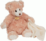 Ours Goldy avec doudou Marron