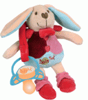 Support t�tine lapin rose