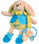 Support t�tine lapin vert