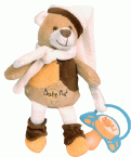 Support t�tine ours marron