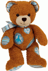 Ours Peace & Love miel/turquoise
