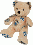 Ours Peace & Love Marron/Bleu