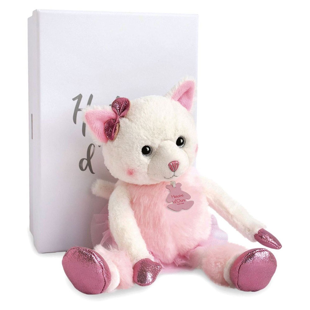 Peluche Doudou et Compagnie Girls & Glitter Licorne 25 cm Rose