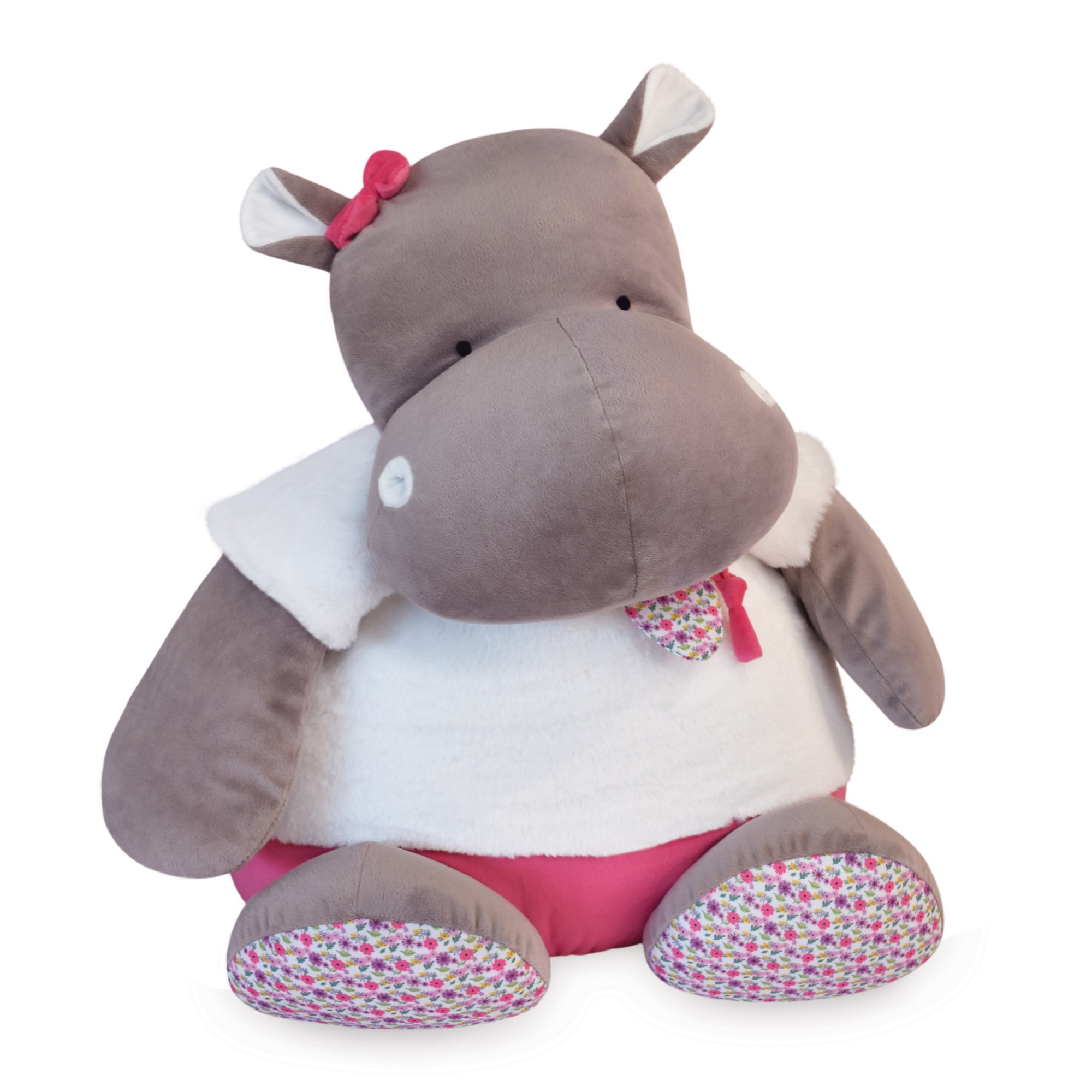 Doudou plat Baby Nat, Lapin lili cassis