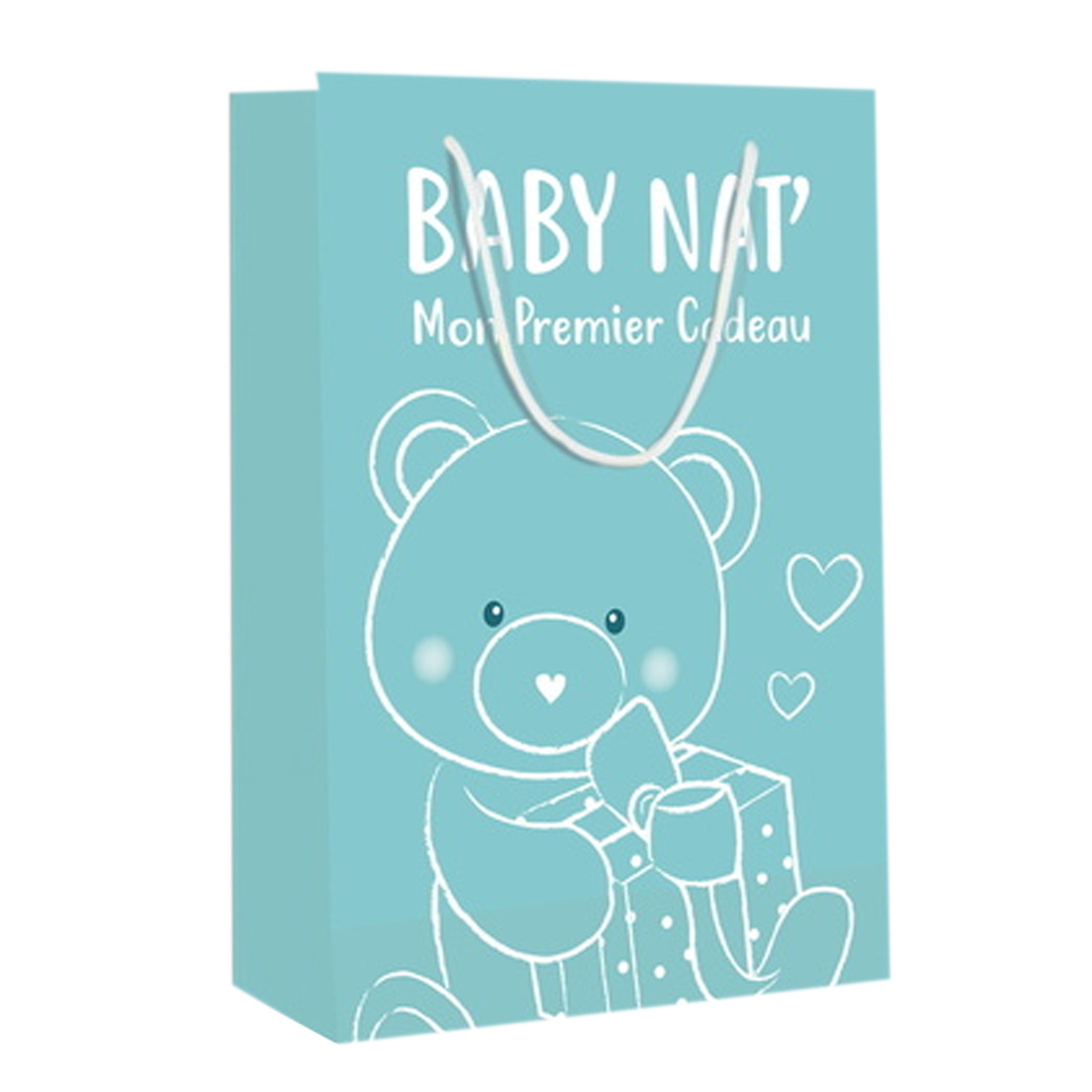 Doudou ours personnalisé Baby Nat, Les Lumilunes